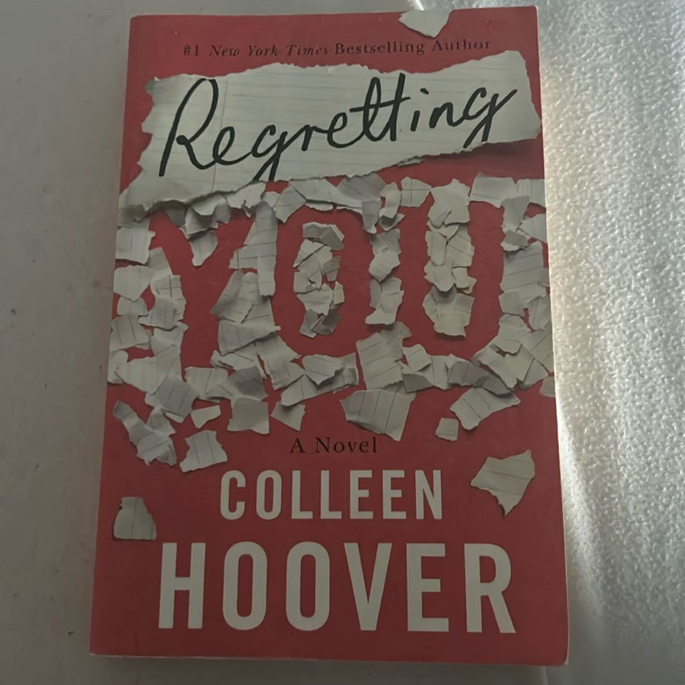 Regretting you by Colleen Hoover book